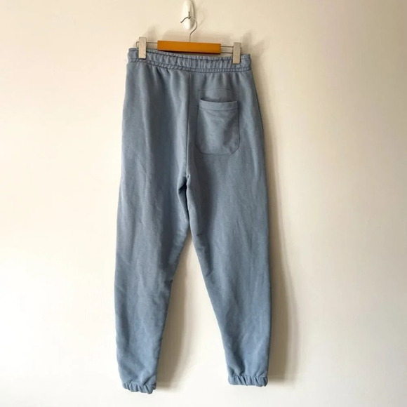 Zara Oversized Lounge Sweatpants Joggers Powder Blue Sz Small - Picture 4 of 6